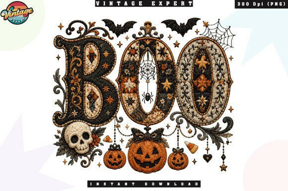Download Gothic Halloween Pumpkin Patchwork PNG - Gothic Collection